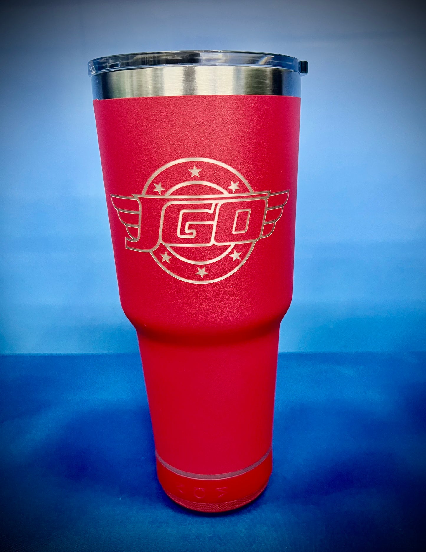 30 OZ RED TUMBLER WITH SPEAKER